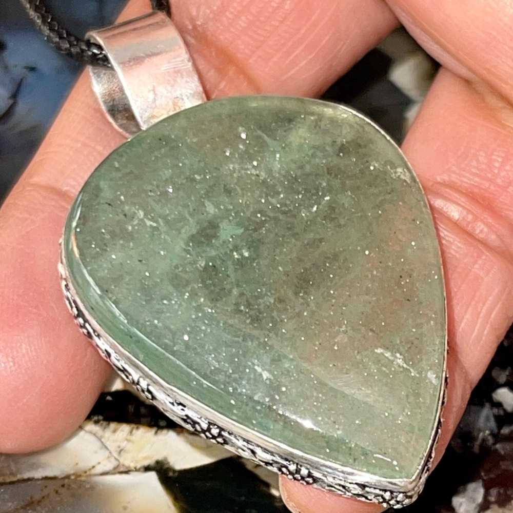Green Aventurine Pendant 2”